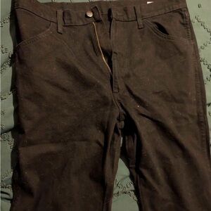 Rustler Black Men's Chinos - Straight Leg